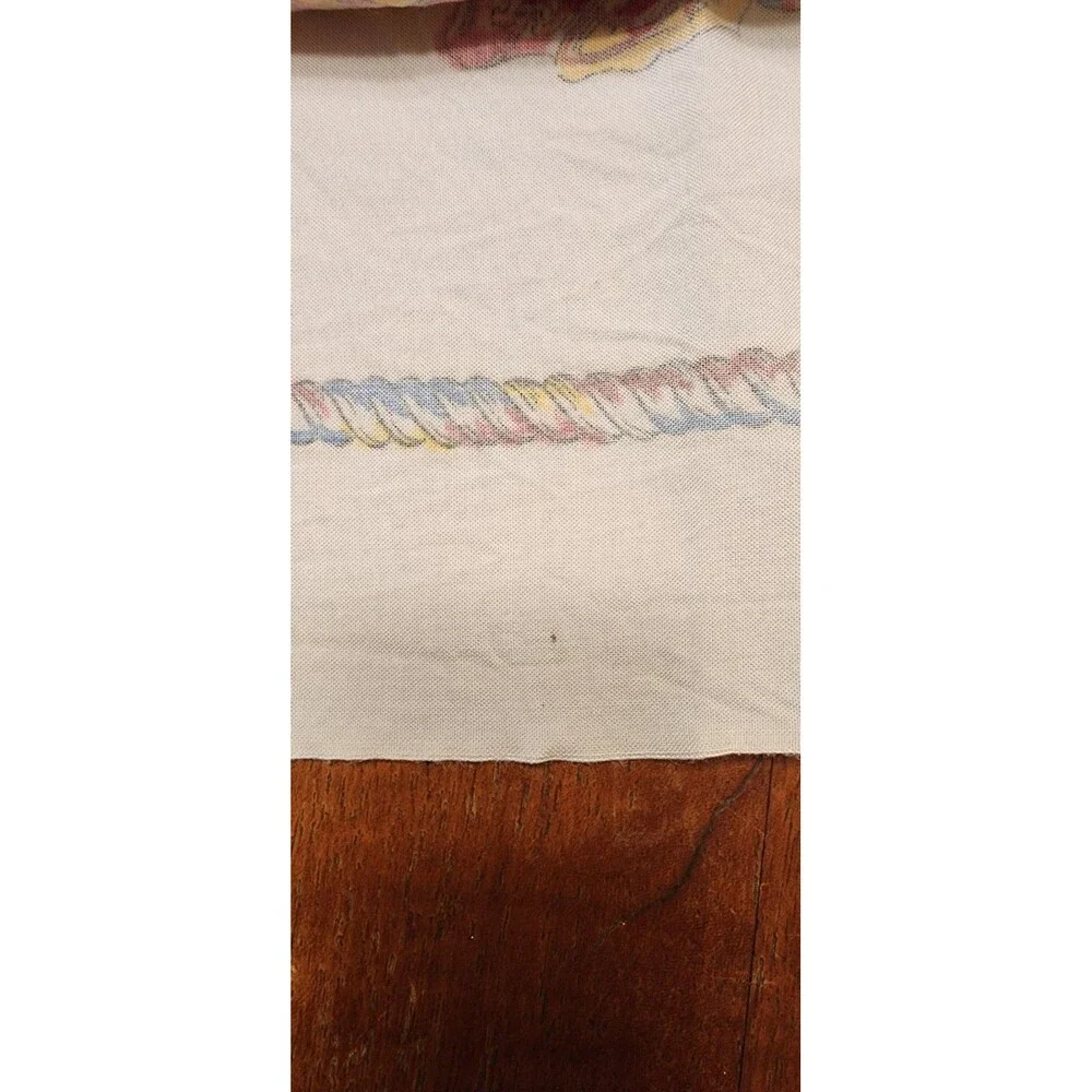 Royal Palaces Vintage Square Tablecloth ~46.25 X 42.5